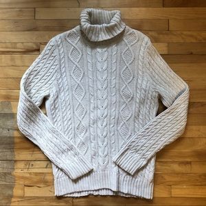cable sweater!